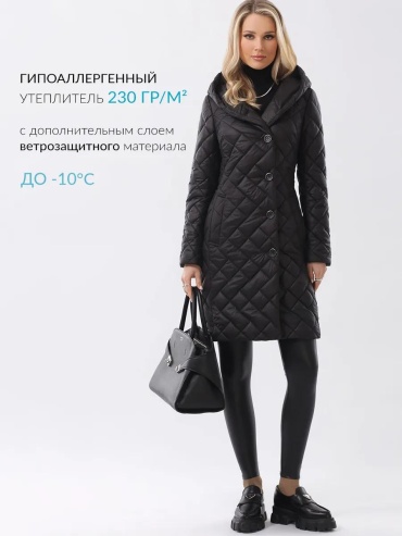 Пальто черный