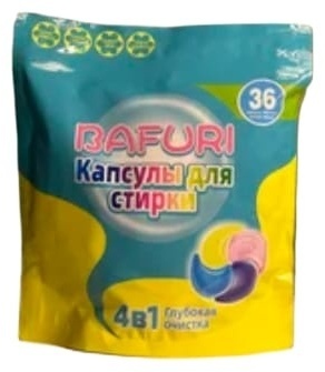 Капсулы BAFURI Капсулы для стирки 36 шт