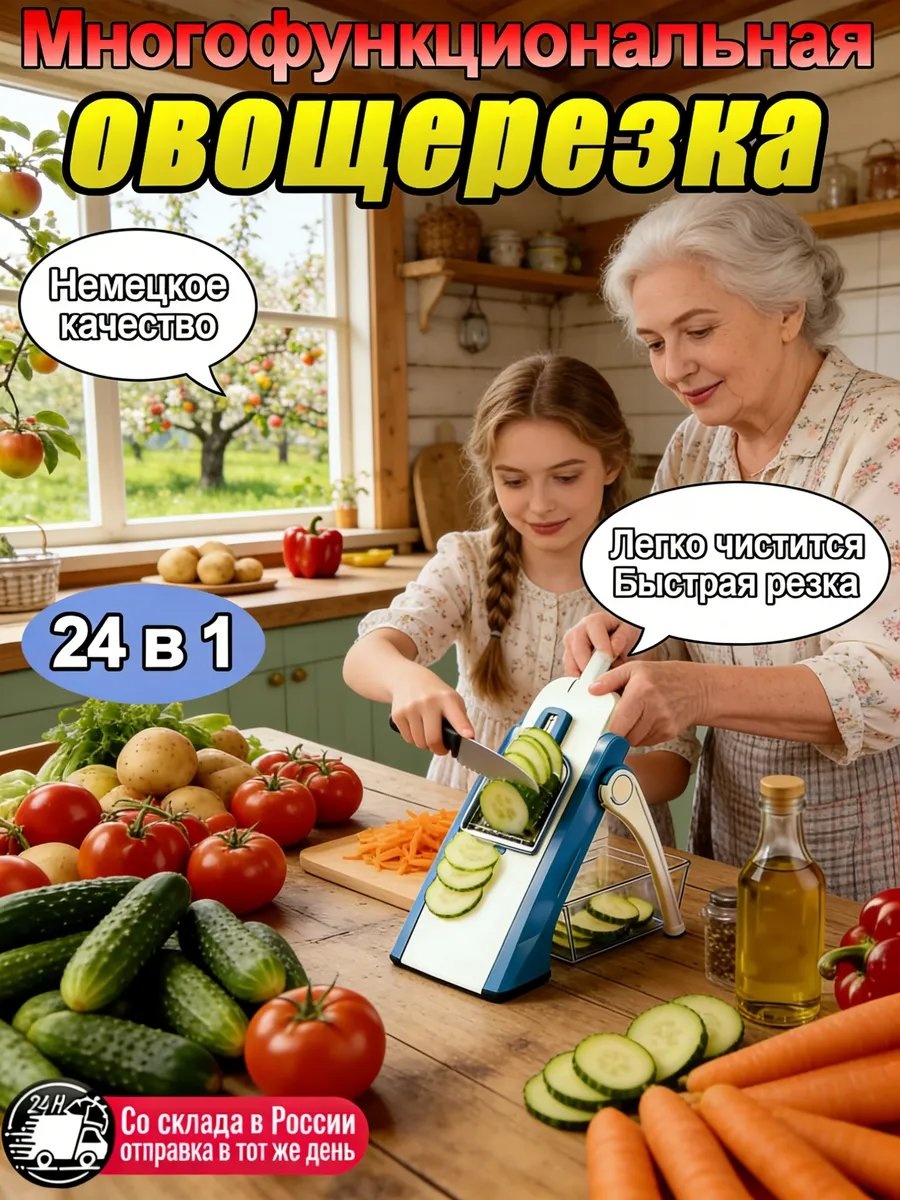 Овощерезка 909640194, нерж.сталь
