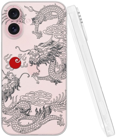 Чехол Mcover для Apple iPhone 16 рисунок