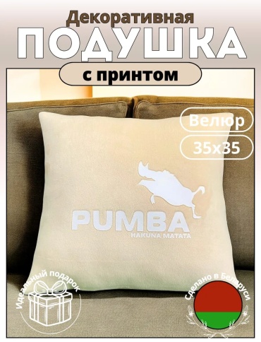 Подушка декоративная Novatonic 35x35 см, диванная