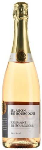 Сremant, игристое вино Blason de Bourgogne Сremant de Bourgogne Rose brut AOC сухое 12% 750 мл