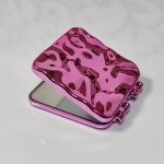 Зеркало Sea розовое 7х7