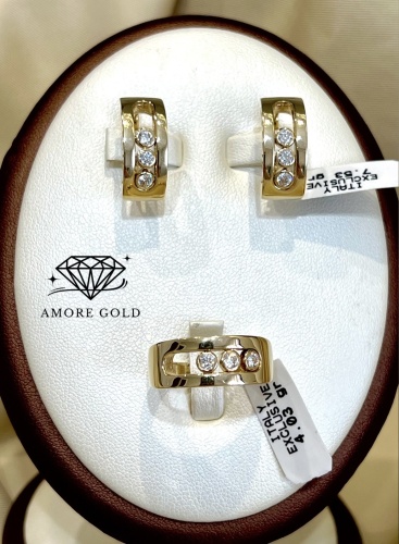MIRSADO GOLD Messika 0382444 вес 11.56 г золото, фианит
