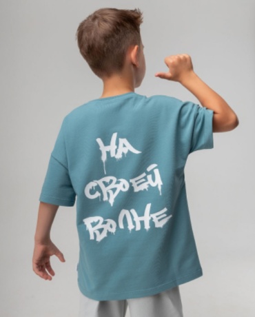 Футболка Bodo светло-синий