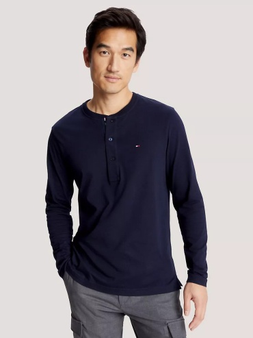 Лонгслив Tommy Hilfiger темно-синий
