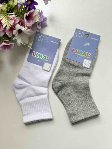 Носки LIMAX 81953A-3 2 пары серый, белый 26-28