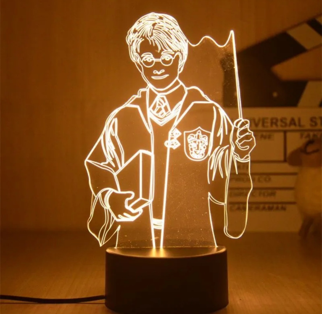 MikaKars декоративный светильник настольный Harry Potter, теплый белый, холодный белый