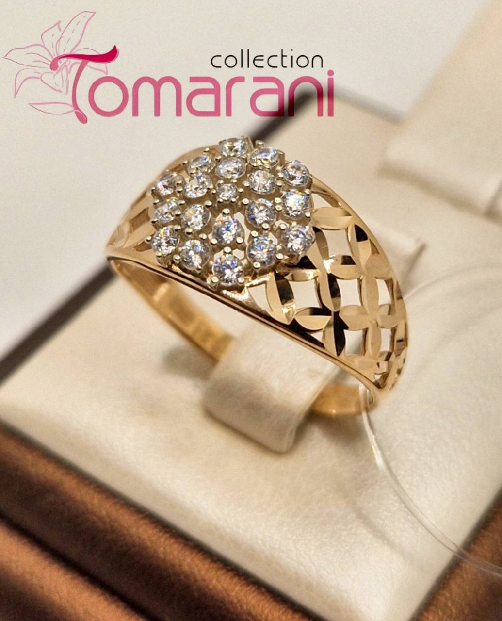 Tomarani collection BNB_TC_Ch08 размер 19 вес 1.95 г золото, фианит