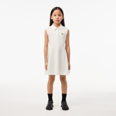 Повседневное платье LACOSTE белый