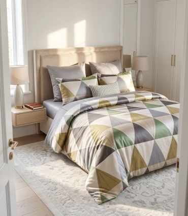 Комплект Viva Home Textile Home 1.5-спальный хлопок, 2 наволочки: 50x70 см