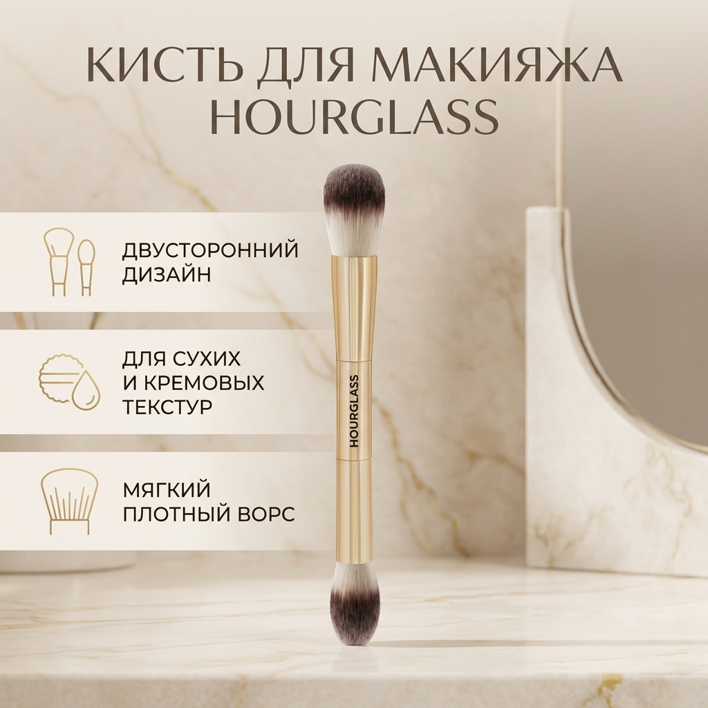 HOURGLASS Кисть HOURGLASS Ambient Lighting Edit Brush Gold 1