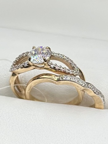 Золото Москвы 81010135 размер 16 вес 4.05 г золото, фианит Swarovski