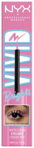 NYX Professional Makeup Vivid Bright подводка-фломастер розовый 08