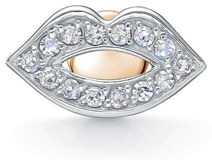Накрутка Vesna Jewelry для ушей вес 0.65 г золото, бриллиант