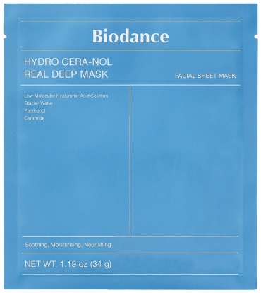 Маска для лица Biodance гидрогелевая Hydro Cera-Nol Real Deep Mask 1 шт