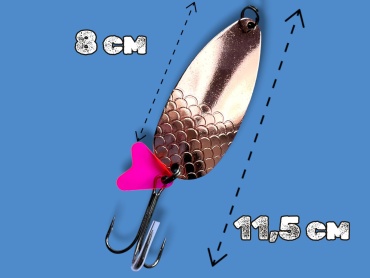Блесна TAIFUN Taifun Блесна колеблющаяся 35 грамм color 02 SPOON10014 Т 1 шт 115 мм медь