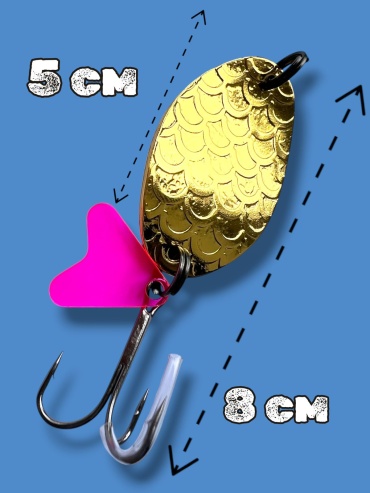 Блесна TAIFUN Taifun Блесна колеблющаяся 21 грамм color 03 SPOON10018 Т 1 шт 80 мм золото