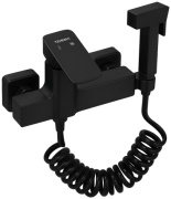 Смеситель для биде TEMMAX TM-554-3, нержавеющая сталь, цвет черный