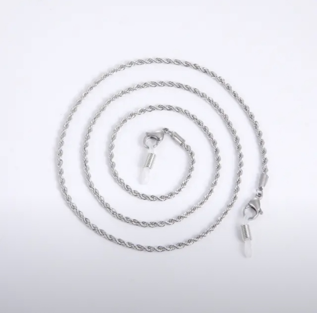 Шнурок для очков OK Style серебристый 78 см