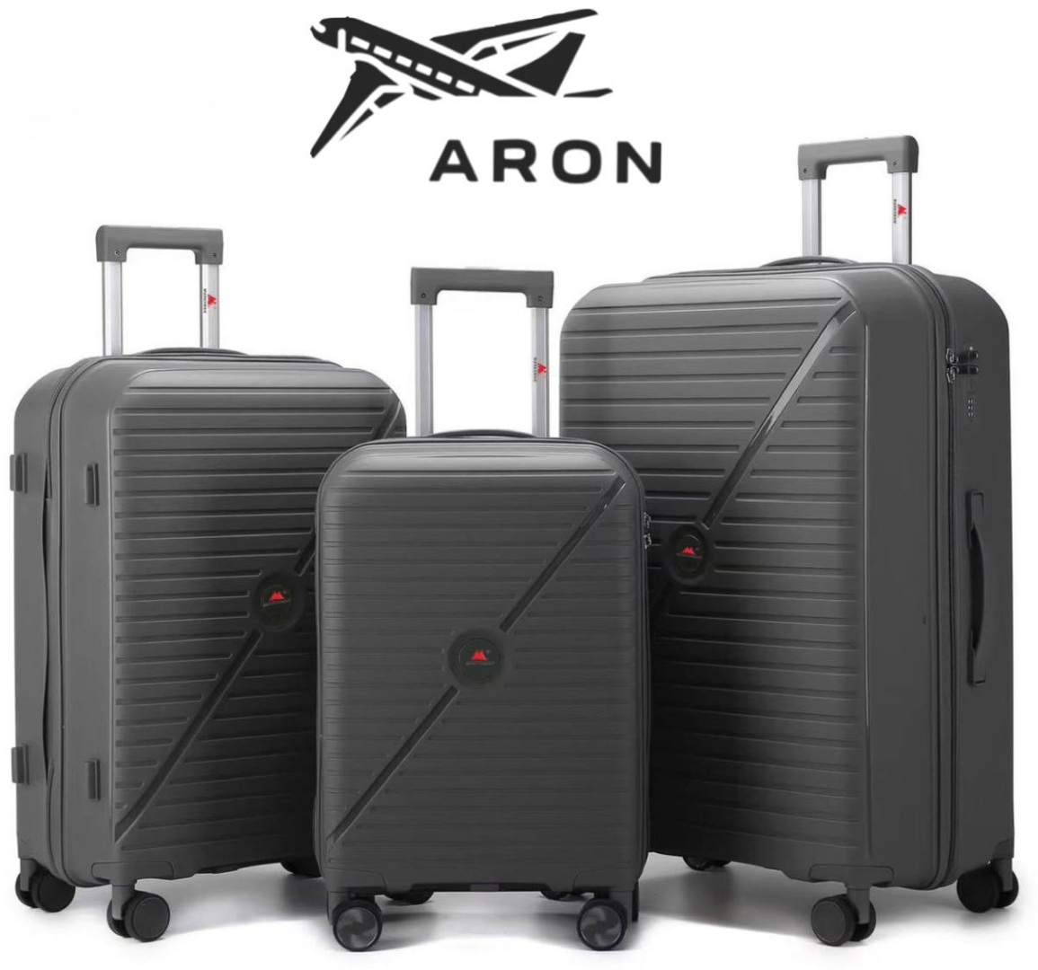 Чемодан ARON-011 полипропилен 220 л графит