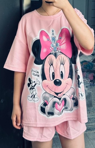 Комплект 1001 Minnie Mouse бордовый, розовый, фуксия