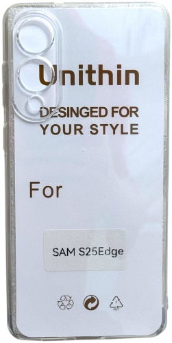 Чехол для Samsung S25 Edge прозрачный