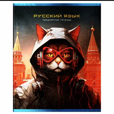 Предметная тетрадь BG русский язык, 48 л, А5, линейка, мягкая обложка, 1 шт