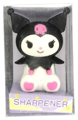 Точилка ручная Kuromi, 1 шт, белый, черный