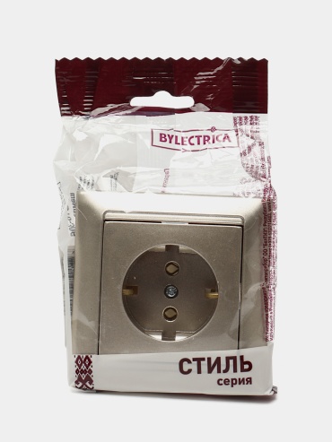 Розетка Bylectrica РС 16-306, шампань