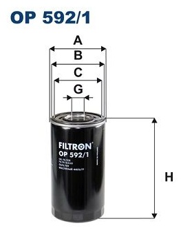 FILTRON Фильтр Масляный Двигателя OP5921