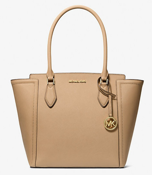 Сумка тоут Michael Kors натуральная кожа коричневый