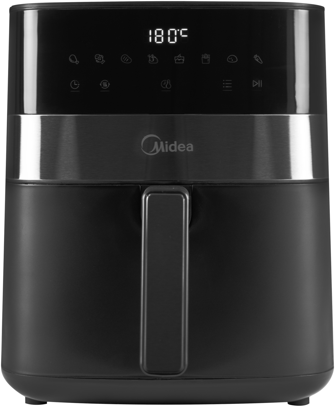 Аэрогриль Midea MF-CN65E2 черный, стальной