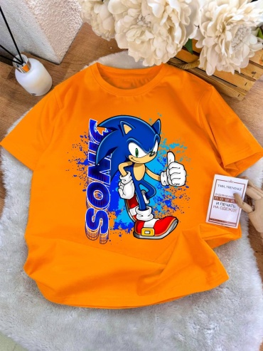 Футболка Соник Sonic TMH_TREND.KZ оранжевый