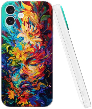 Чехол Mcover для Apple iPhone 16 Plus рисунок