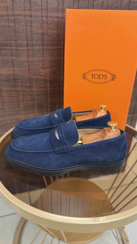 Лоферы TODS темно-синий