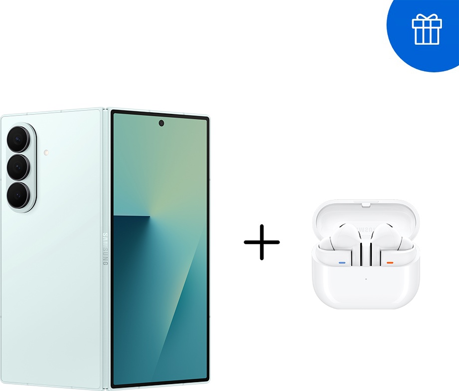 Смартфон Samsung Galaxy Z Fold7 5G 12 ГБ/256 ГБ зеленый + подарок