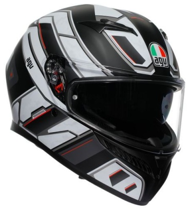 AGV K3 черный, белый L