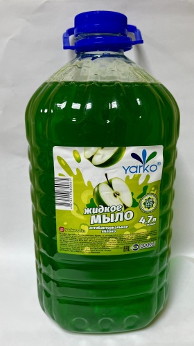 Жидкое мыло туалетное Yarko Зеленое яблоко 4700 мл