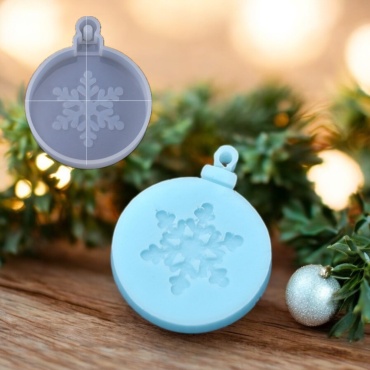 Mold Store Молд Новогодний Аромасаше Шарик силикон