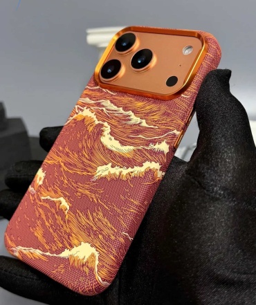 Чехол SZX для Apple iPhone 17 Pro оранжевый