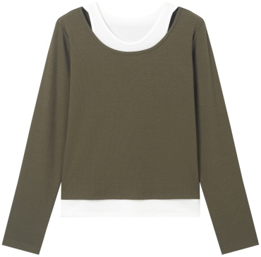 Лонгслив Semir зеленый