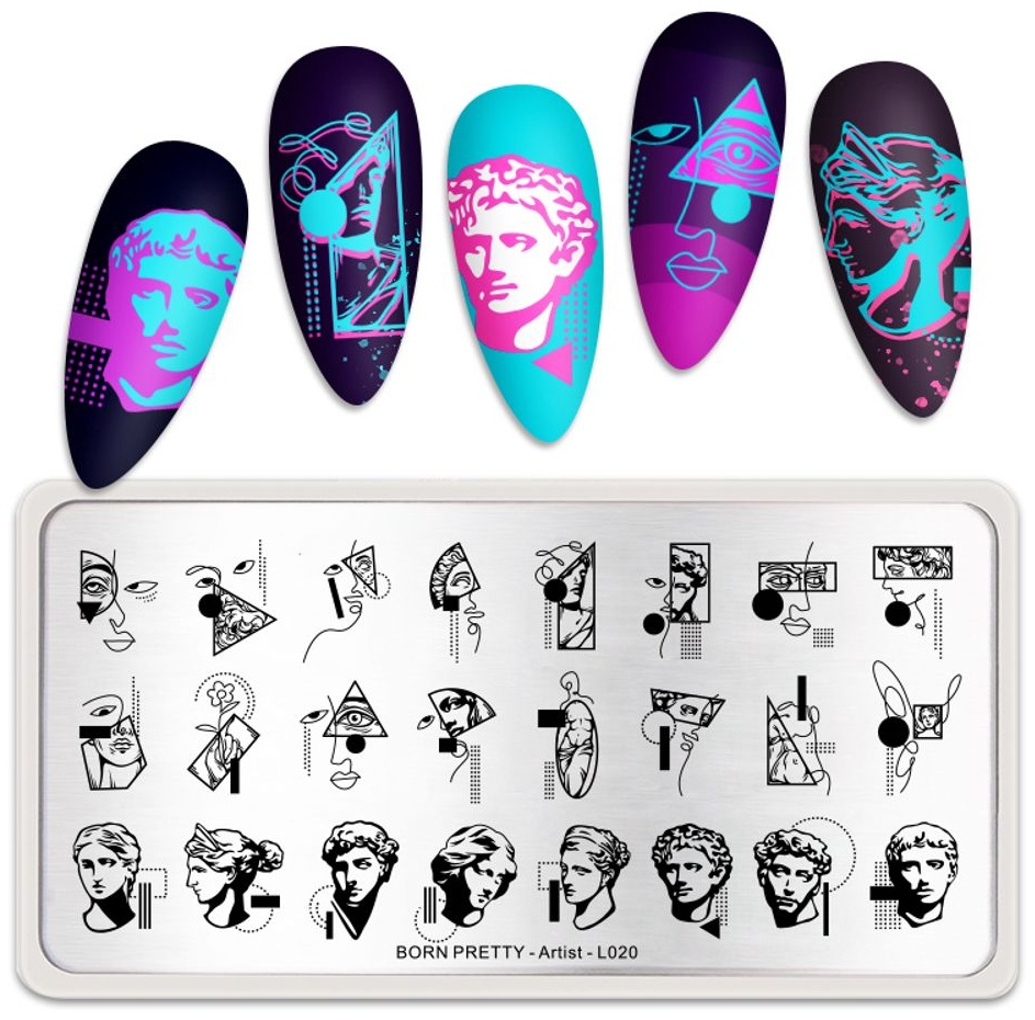 BORN PRETTY пластины L020