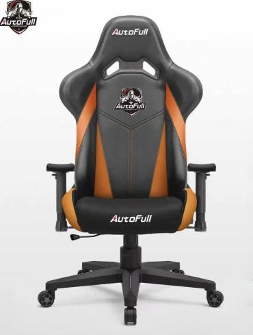 Игровое кресло Autofull AF808, черный, оранжевый