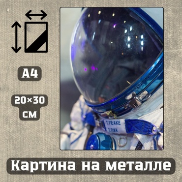 Sequoia VERS картина Картина на металле а4 Астронавты 20*30см 20x30 см