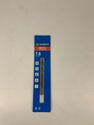 Nurmax по металлу 0061-13 7.5 мм, 1 шт.