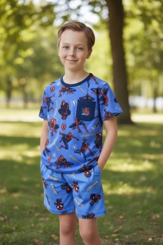 Пижама Kids Moda голубой, темно-синий