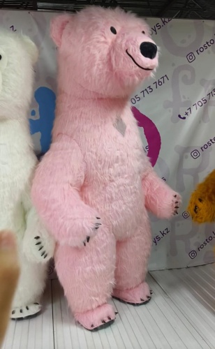 Карнавальный костюм Костюм Надувной костюм Мишка Умка для аниматора Rosto.kz фуксия