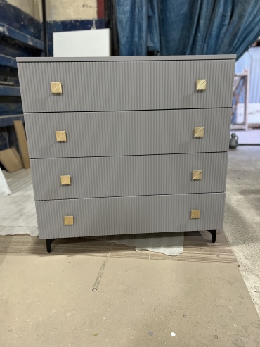Комод Сладкий сон Элит, 80x45x90 см, серый