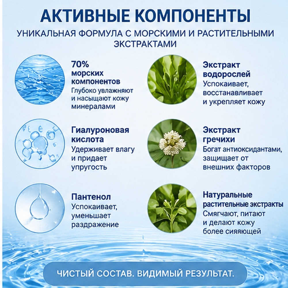 Dr. Althea сыворотка Aqua Marine Deep Serum для лица 30 мл, фото 3
